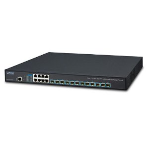 Planet XGS-6350-12X8TR 8 Port Gigabit Ethernet 10/100/1000T Layer 3 Managed Switch + 12x 10G SFP+ with Redundant Power Supply